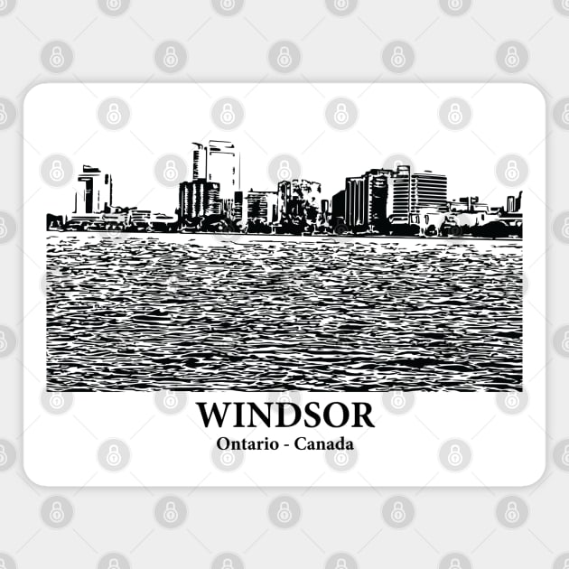Windsor - Ontario Magnet by Lakeric